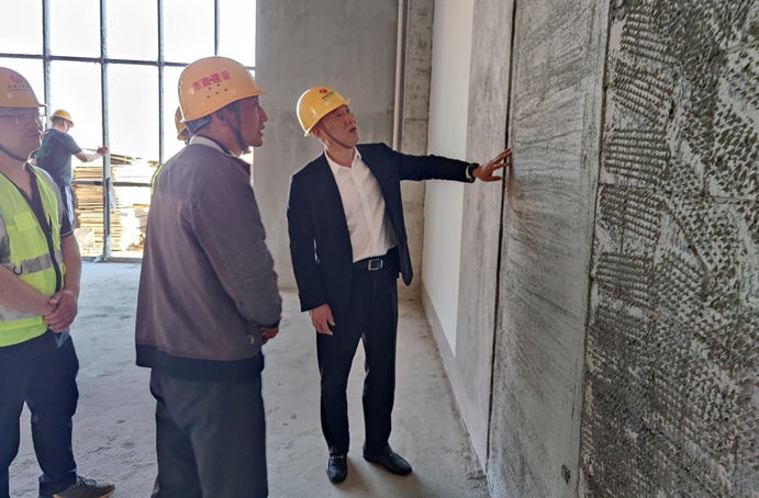徐旭前往市政公用城三期項(xiàng)目、市政綠色建材科技產(chǎn)業(yè)園項(xiàng)目調(diào)研