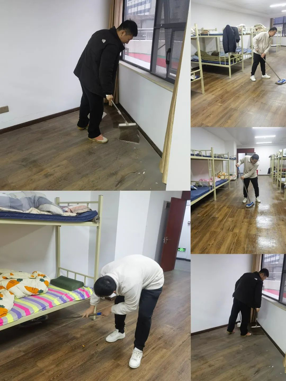 機(jī)關(guān)團(tuán)支部組織志愿者開(kāi)展“扮靚新宿舍，溫情暖人心”集中清掃活動(dòng)