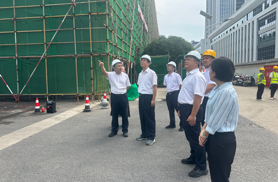 南昌市人大常委會副主任、黨組成員王強(qiáng)一行到新建區(qū)老舊小區(qū)改造項(xiàng)目檢查調(diào)研